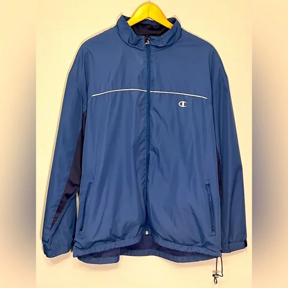 Vintage Champion Retro Zipper Jacket Mens size XL - Picture 1 of 2